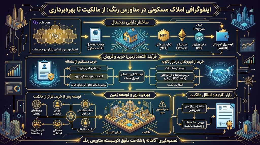 lastN املاک مسکونی در متاورس رنگ؛ از مالکیت دیجیتال تا ساخت‌وساز و بهره‌برداری مجازی